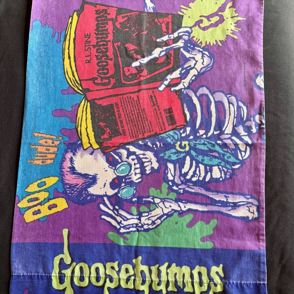 RARE Goosebumps Pillowcase 90s horror
